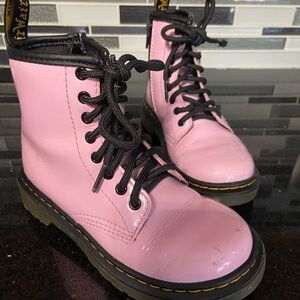 Dr. Martens Light Pink Combat Boots